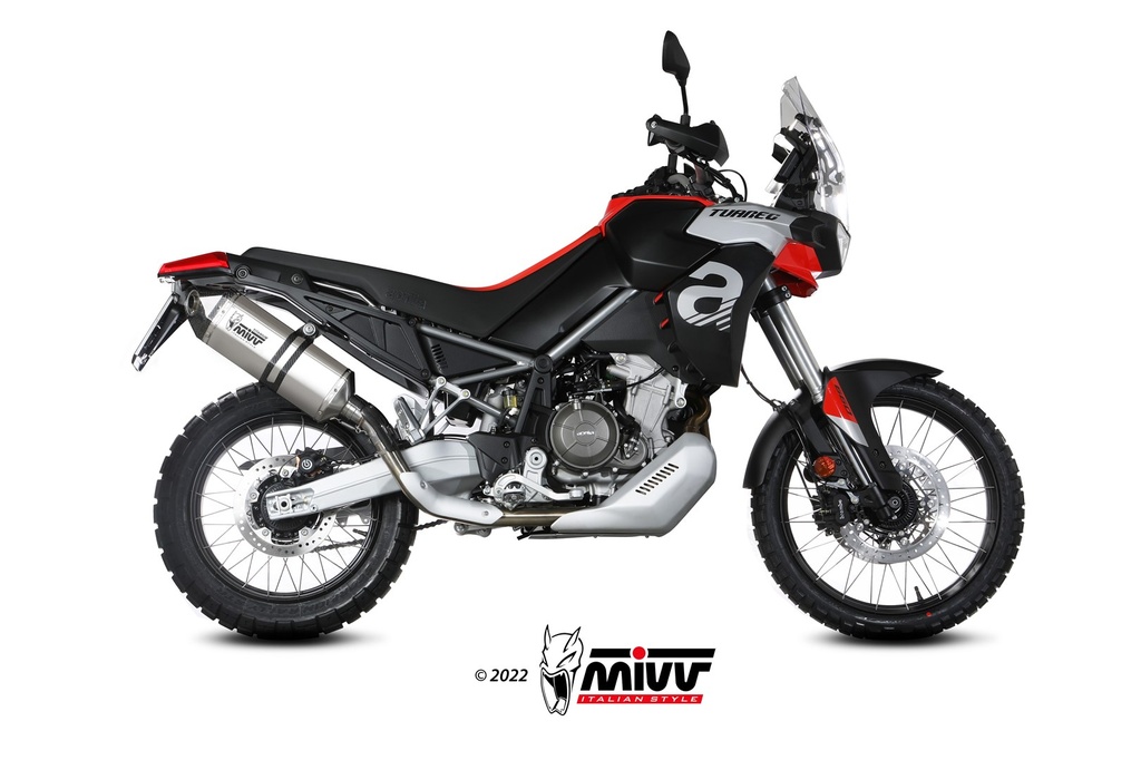 Mivv Slip-On Speed edge Titanium Aprilia Tuareg 660 2022-24