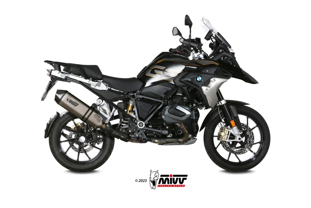 Mivv Slip-On Speed edge Titanium BMW R 1250 GS / Adventure 2019-23