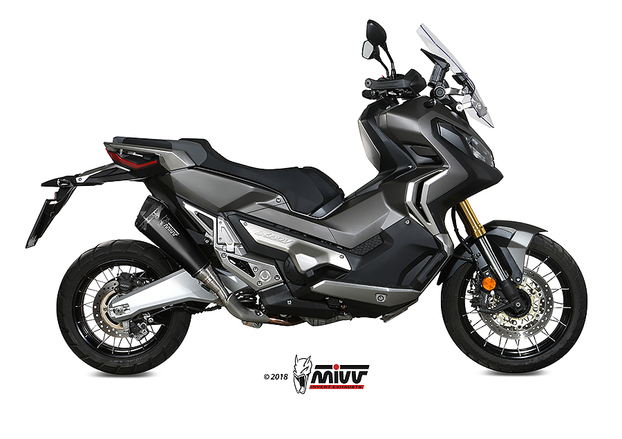 Mivv Slip-On Delta Race Black Honda X-ADV 750 2017-24