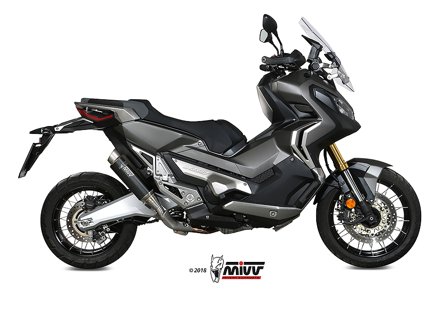 Mivv Slip-On GP Pro Black Honda X-ADV 750 2017-24
