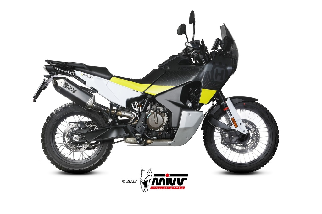 Mivv Slip-On Speed edge Black Husqvarna Norden 901 2022-24