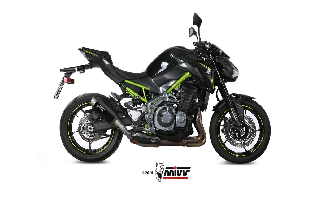 Mivv Slip-On GP Pro Black Kawasaki Z900 2017-19 / Z900 A2 (35 KW / 70 KW) 2017-24