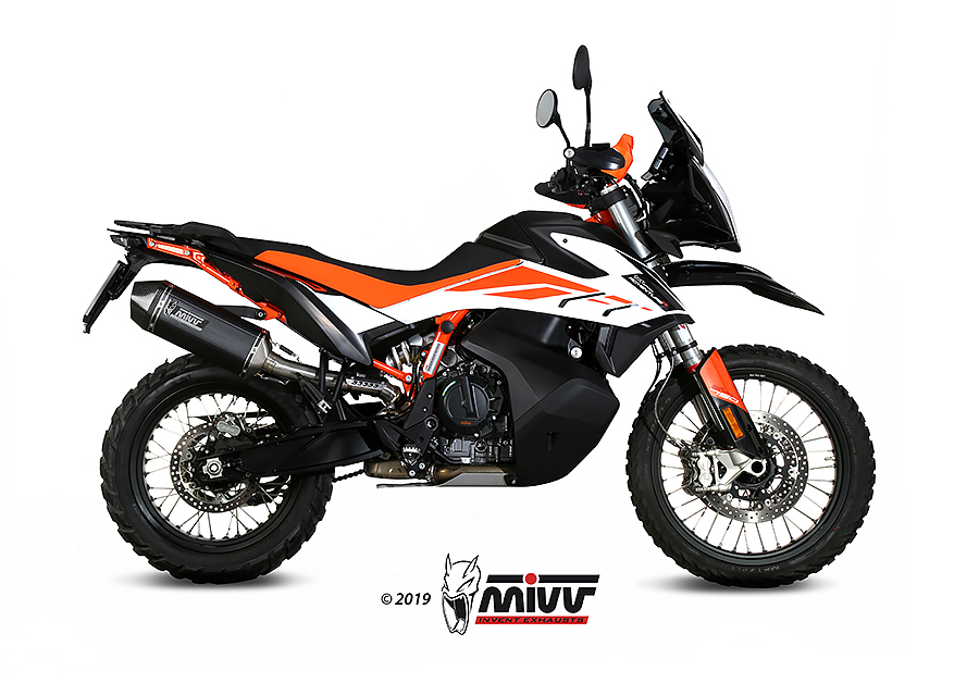 Mivv Slip-On Speed edge Black KTM 790 Adventure/R 19-24 / 890 Adventure/R 20-24