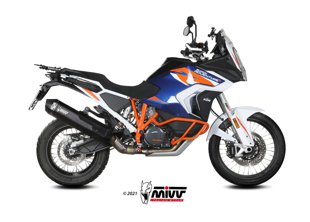 Mivv Slip-On Speed edge Black KTM 1290 Super Adventure / R / S / T 2021-24