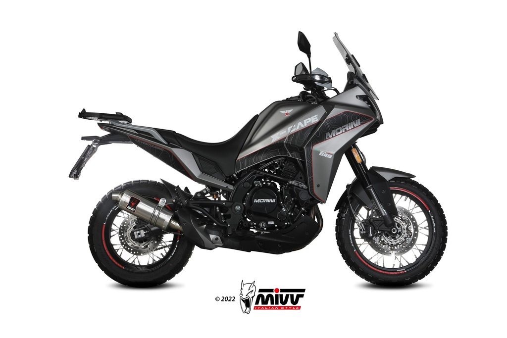 Mivv Slip-On DAKAR St. Steel Moto MORINI X-CAPE 2021-24