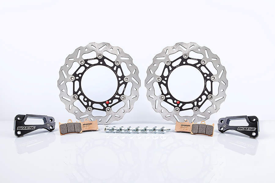 Braking Kit de Sobremedida de Disco de freno delantero SK2 Ø300 para Yamaha