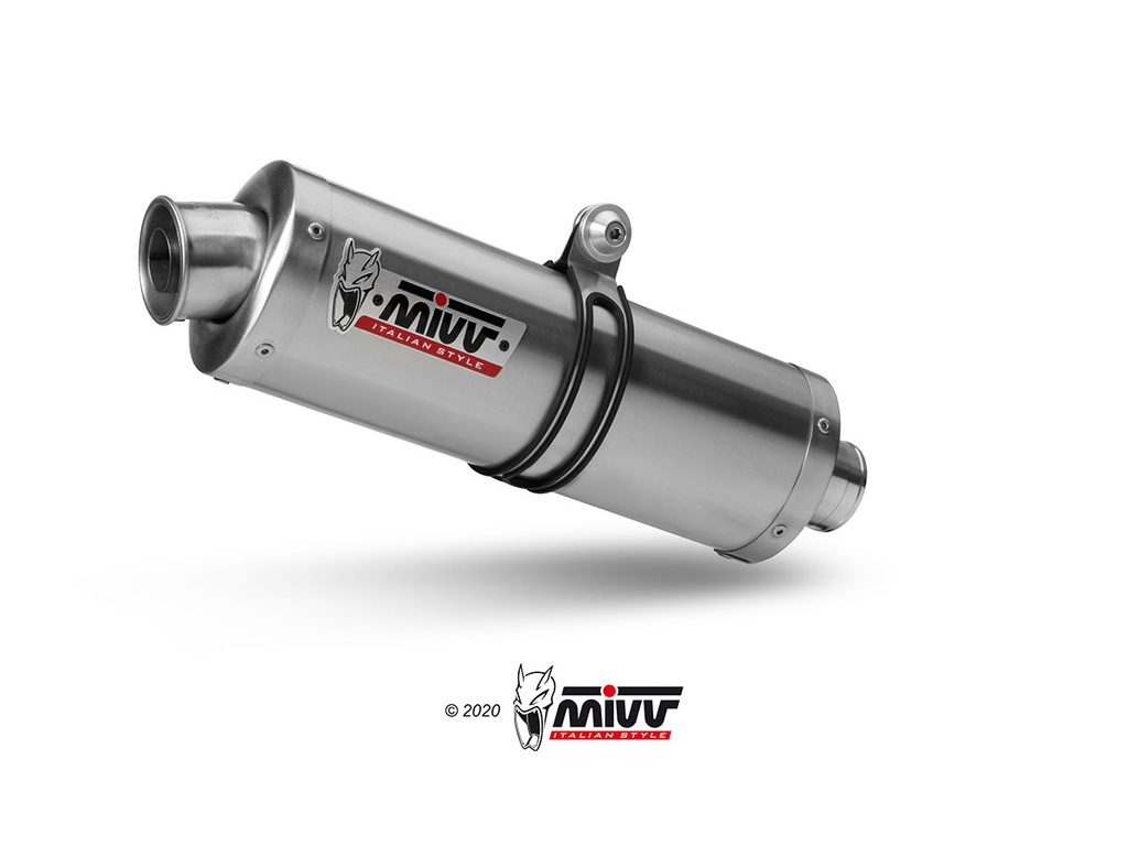 Mivv 2 Slip-On Oval St. Steel Yamaha XT 660 X/R 2004-16