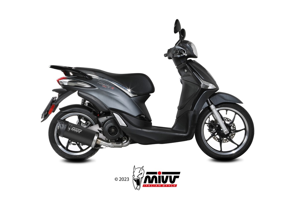 Mivv Full system 1x1 Mover Black Piaggio Liberty 125 2019-24