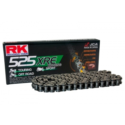 RK Cadena 525XRE con 110 Eslabones con Enganche para Remachar