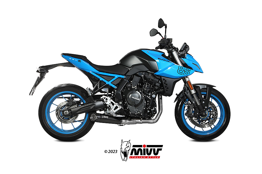 Mivv Full system 2x1 X-M5 Black Suzuki GSX-8S 2022-24