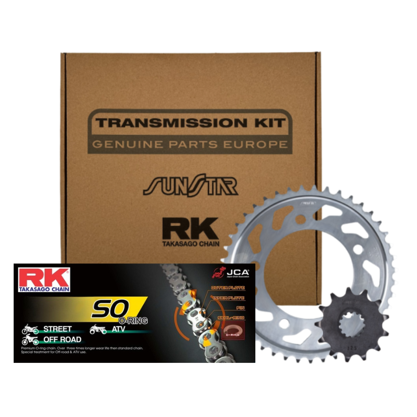 RK Kit de Transmisión Estandar KTM 390 Duke 13-18 / 390 RC 14-16
