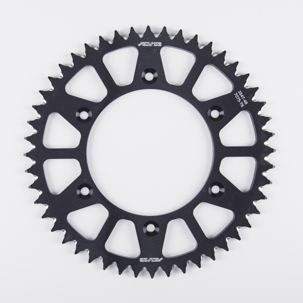 Sunstar Corona de Ergal Triplestar de 51 Dientes en Color Negro