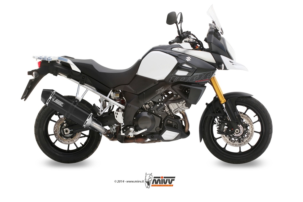 Mivv Slip-On Speed edge Black Suzuki DL V-Strom 1000 / XT 2014-20 / V-Strom 1050 / XT 2020-24