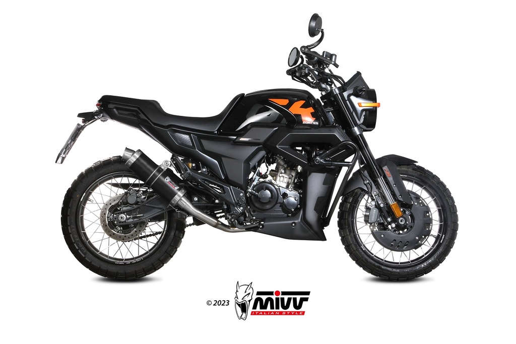 Mivv Full system 1x1 GP Black Zontes ZT 125 GK 2021-24