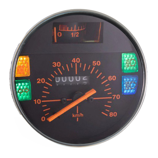 Velocímetro RMS Classic Piaggio Vespa Pk 50 XL scala 80 kmh 226739