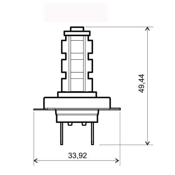 Lámpara RMS 12V H7