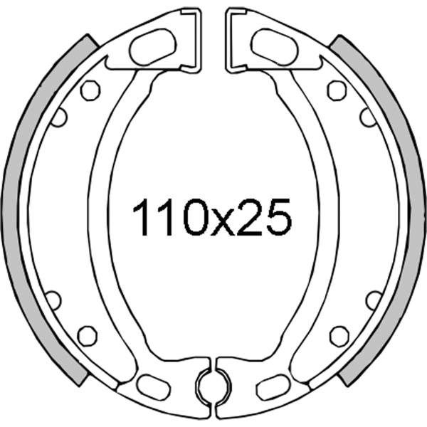 Mordazas de freno RMS Yamaha 50