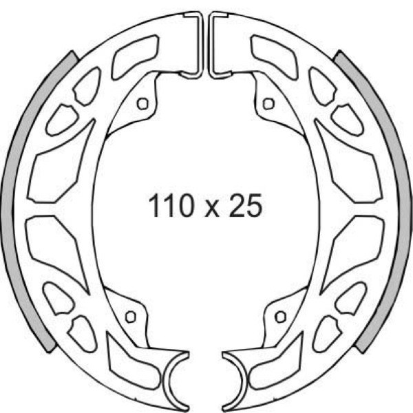 Mordazas de freno RMS trasero Piaggio Skipper / Vespa Et4 / Zip 125cc