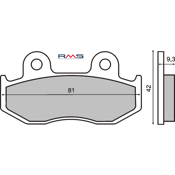 Pastillas de freno orgánicas Honda Sh 125-150cc