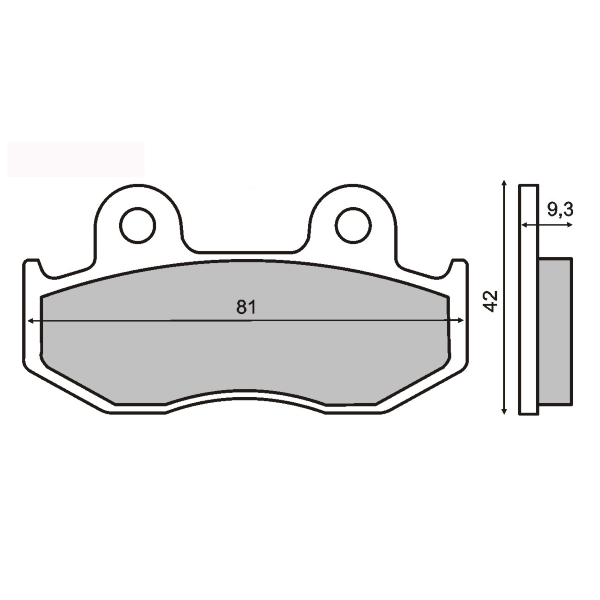 Pastillas de freno sinterizadas Honda Sh 125-150cc