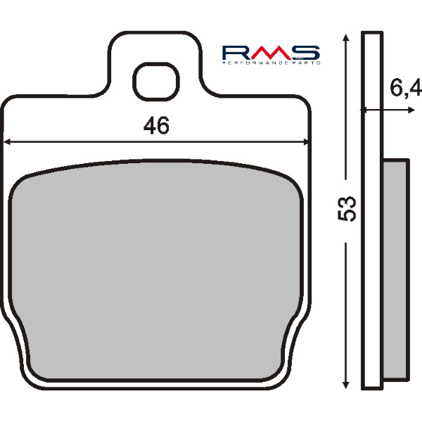 Pastillas de freno orgánicas Yamaha Aerox 50cc