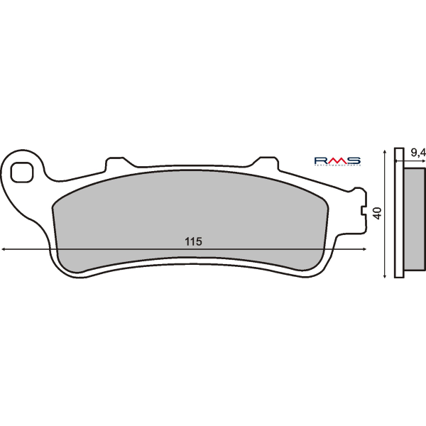 Pastillas de freno orgánicas Honda Pantheon 125cc / Foresight 250cc