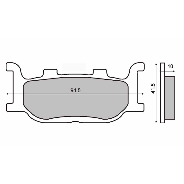 Pastillas de freno Sinterizadas Yamaha TDR 125cc
