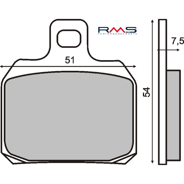 Pastillas de freno orgánicas Piaggio X9 Amalfi 180-250cc
