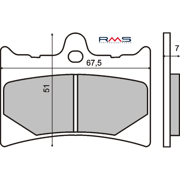 Pastillas de freno orgánicas Aprilia RS 125cc