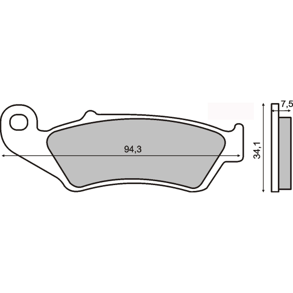 Pastillas de freno Sinterizadas Honda CR 125-250cc