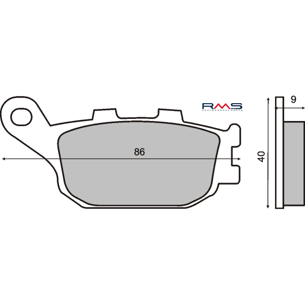 Pastillas de freno orgánicas Honda CBR 600F