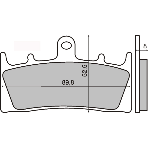 Pastillas de freno orgánicas Suzuki Gsx 1400