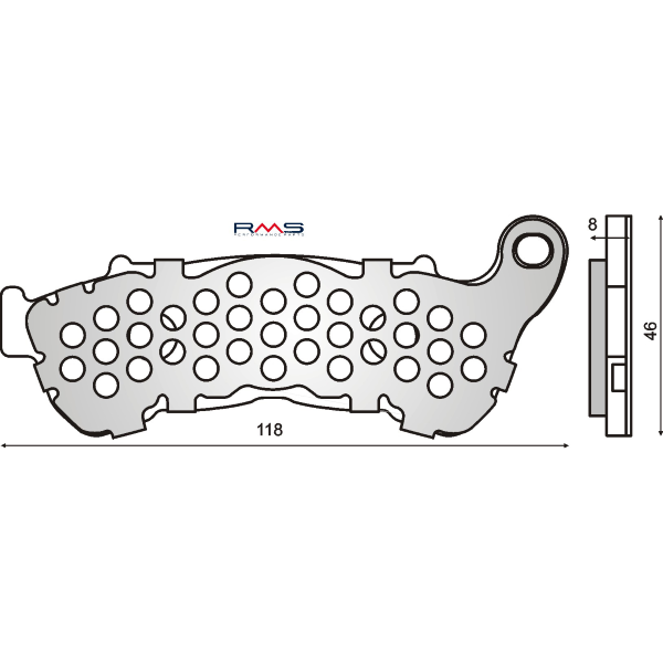 Pastillas de freno orgánicas Honda Sh 300cc