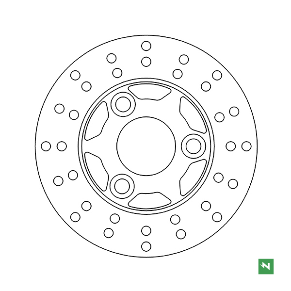 Disco de freno acero DF4004A