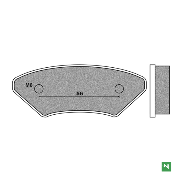 Pastillas de freno KART K6 FD0288K6