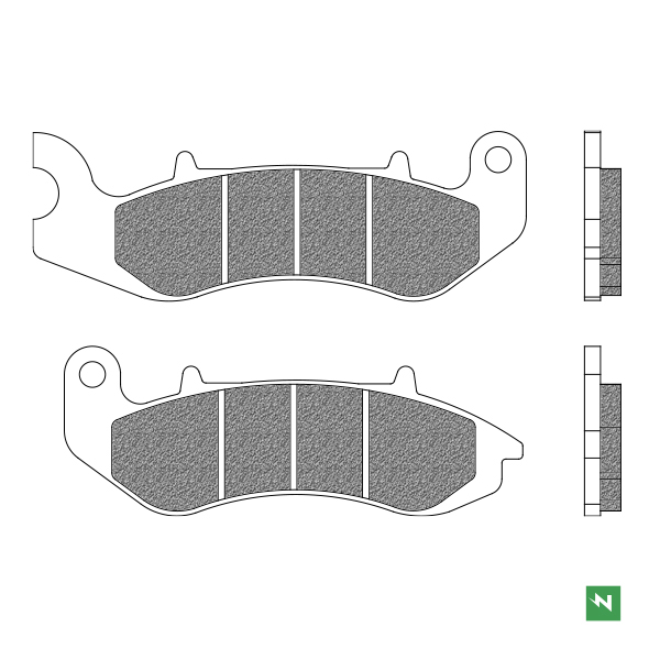 Pastillas de freno ROAD TOURING FD0581BT1