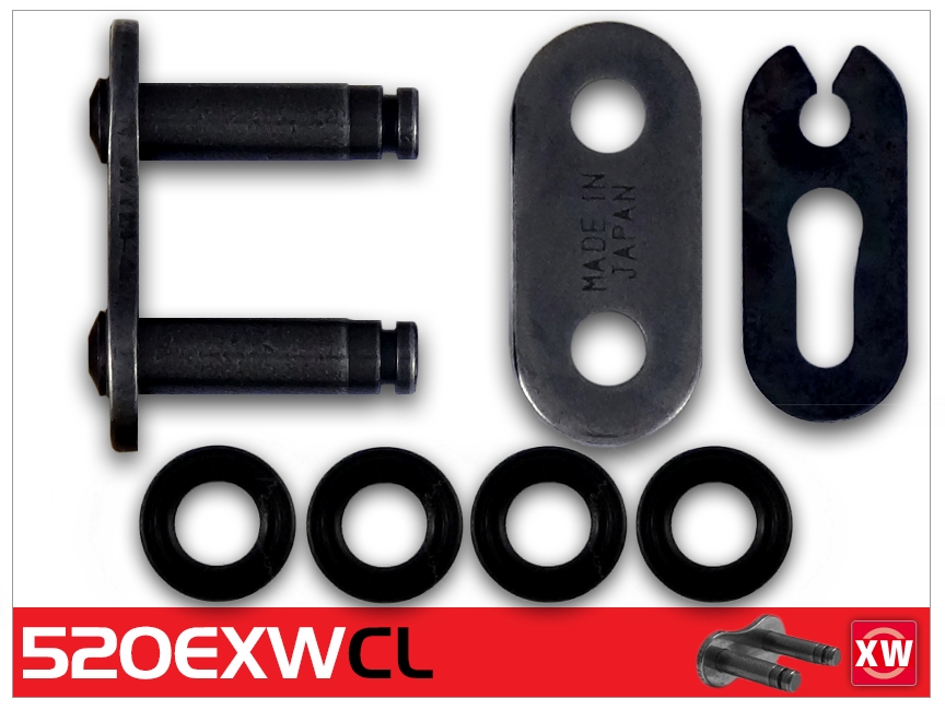 RK Eslabón 520EXW/Enganche Clip Rápido