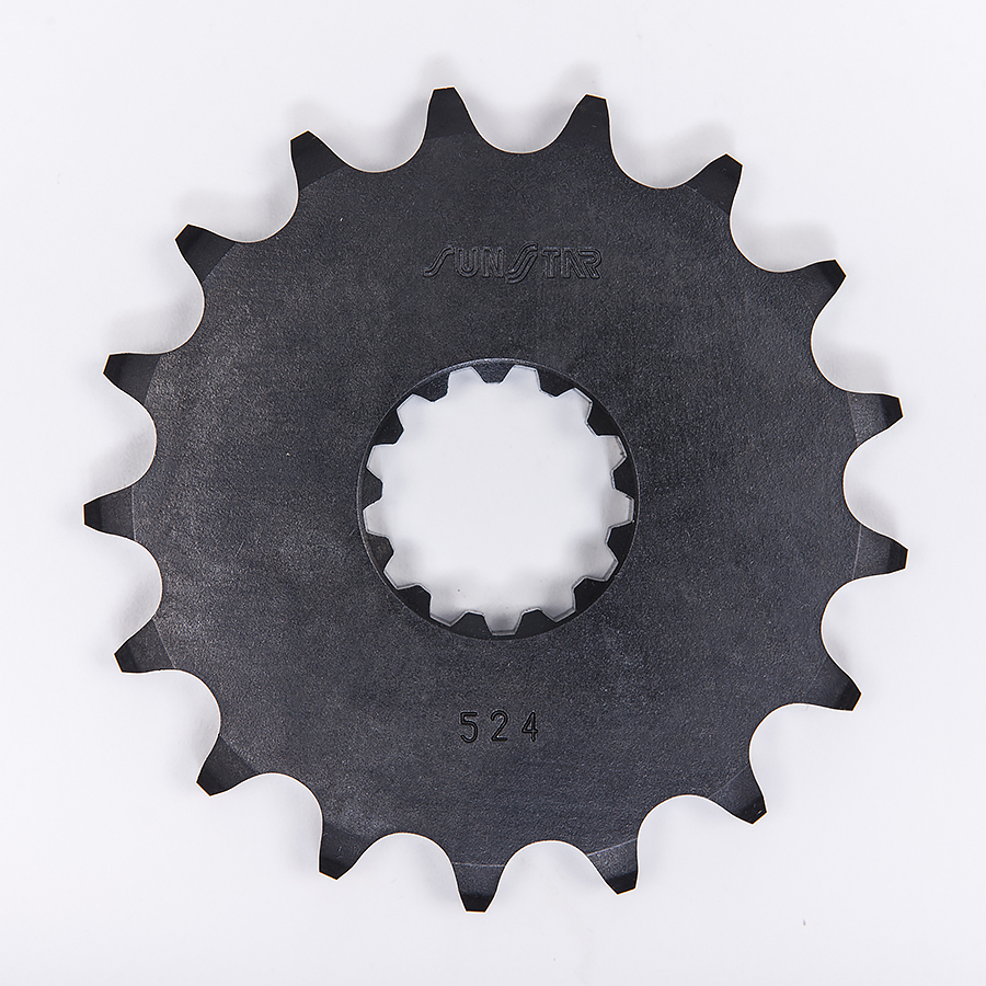 Sunstar Piñón de acero de 18 dientes. Paso de cadena 530