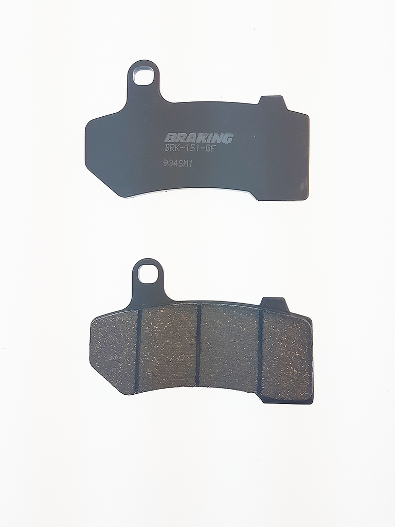 Braking Juego de pastillas de freno semimetálicas SM1 para Harley