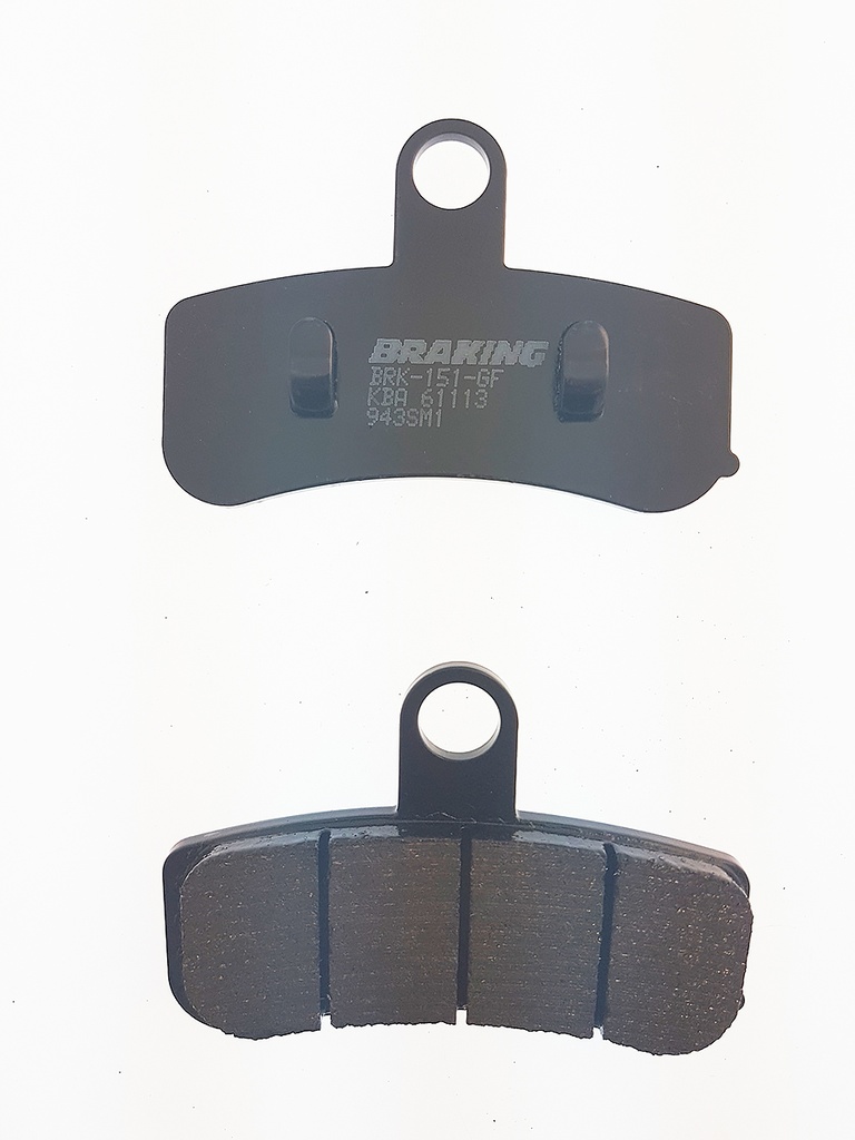 Braking Juego de pastillas de freno semimetálicas SM1 para Harley