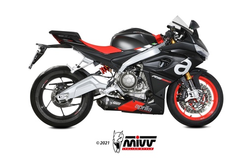 [A.014.LDRB] Mivv Full system 2x1 Delta Race Black Aprilia RS 660 2020-24 / Tuono 660 2021-24