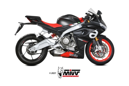 [A.014.LDRX] Mivv Full system 2x1 Delta Race St. Steel Aprilia RS 660 2020-24 / Tuono 660 2021-24