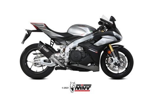 [A.019.SR1TB] Mivv Slip-On SR-1 Black Titanium Aprilia RSV4 / Tuono V4 1100 2021-24