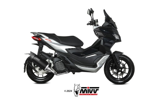 [MV.AP.0001.LV] Mivv Slip-On Mover Black Aprilia SR 200 GT 2022-24