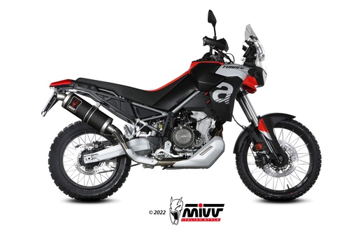 [A.017.LEKB] Mivv Slip-On Dakar Black Aprilia Tuareg 660 2022-24