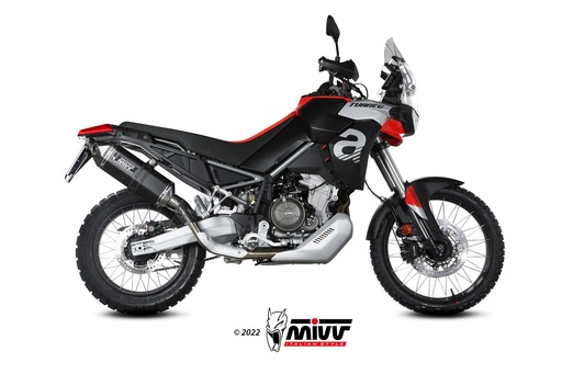 [A.017.LRB] Mivv Slip-On Speed edge Black Aprilia Tuareg 660 2022-24