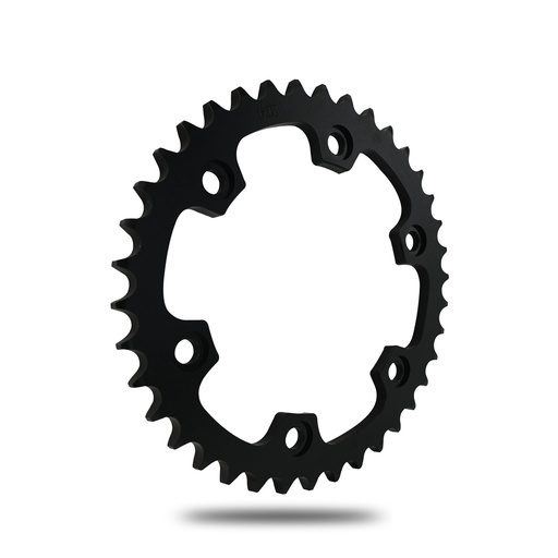 [B6907-38BK0] RK Corona de Acero en color negro de 38 Dientes. Paso de Cadena 530