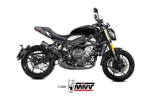 [E.009.LC4B] Mivv Slip-On X-M1 Black Benelli 752 S 2019-24