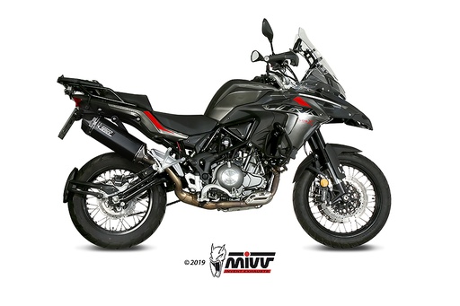 [E.004.LRB] Mivv Slip-On Speed edge Black Benelli TRK 502 X 2018-24
