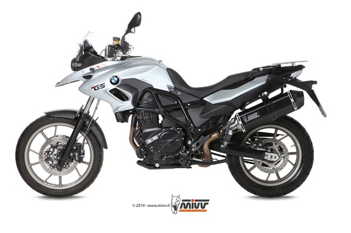 [B.014.LRB] Mivv Slip-On Speed edge black BMW F 700 GS 2012-17